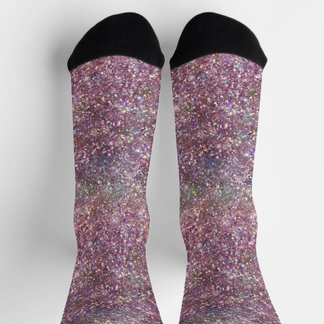 Chaussette Chaussettes de Parties scintillant Holographique d (Haut)
