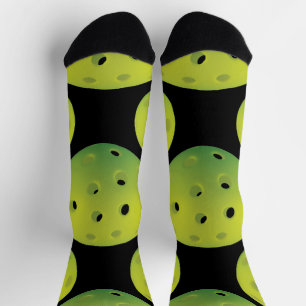Chaussette Chaussettes de pickball vert citron