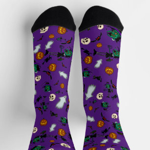 Chaussette Chaussettes de sorcière d'Halloween 