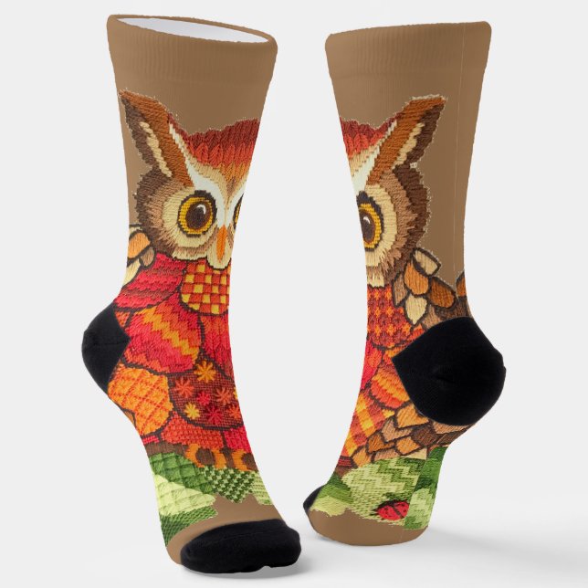 Chaussette Chaussettes de Stichery de Chouette (Angulaire)