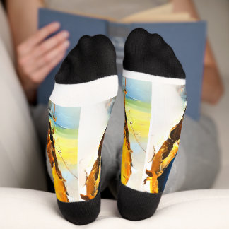 Chaussette Chaussettes de tennis avec motif de tennis