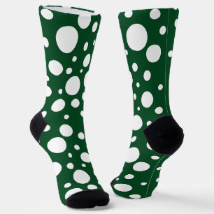 Chaussette Chaussettes d'équipage à points verts