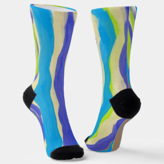 Chaussette Chaussettes d'équipage amusantes, colorées et tend