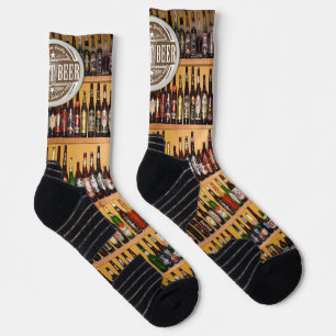 Chaussette Chaussettes d'équipage Beer beige