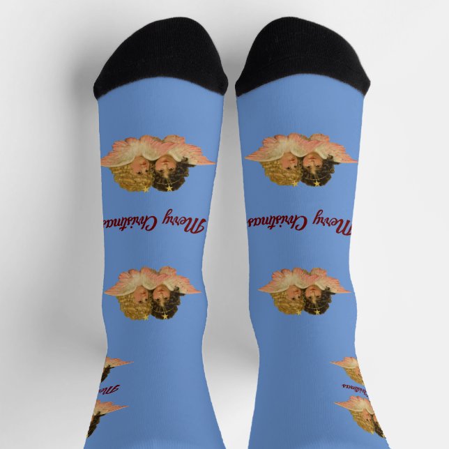 Chaussette Chaussettes d'équipage Christmas Angels (Haut)
