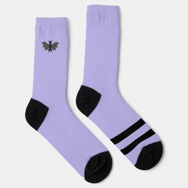 Chaussette Chaussettes d'équipage de chauve-souris noir et la (Droite)