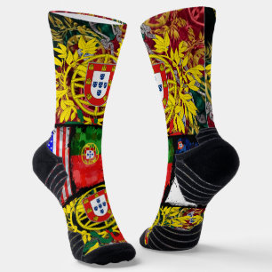 Chaussette Chaussettes d'équipage de conception portugaise