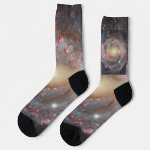 Chaussette Chaussettes d'équipage de galaxie spirale