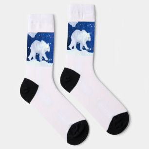 Chaussette Chaussettes d'équipage d'ours polaires