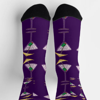 Chaussette Chaussettes d'équipage Martini Party