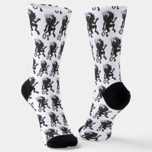 Chaussette Chaussettes d'équipage Motif Krampus