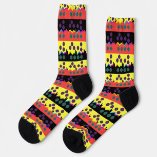 Chaussette Chaussettes d'équipage Premium Jagged Geo Durable
