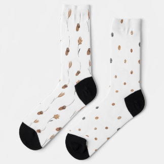 Chaussette Chaussettes d'équipage Rêves de forêts défraîchies