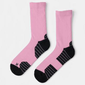 Chaussette Chaussettes d'équipage sport rose haute performanc