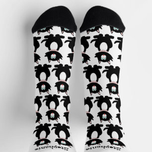 Chaussette Chaussettes Design Chat Noir