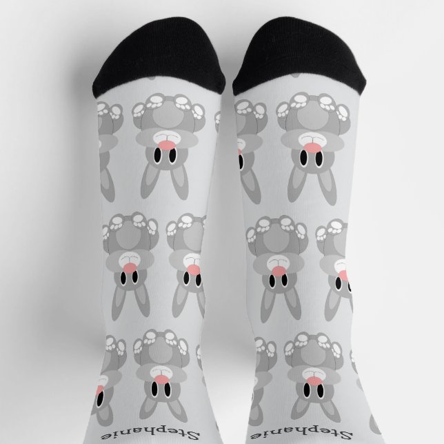 Chaussette Chaussettes Design lapin (Haut)