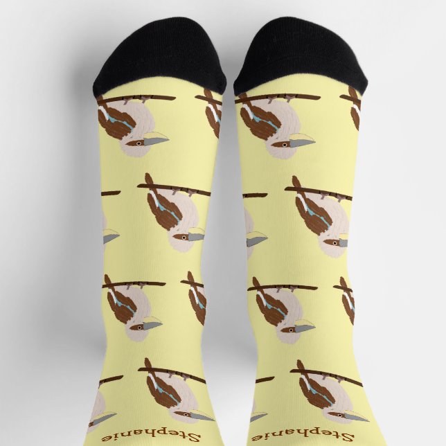 Chaussette Chaussettes Dessin Kookaburra (Haut)
