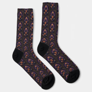 Chaussette Chaussettes d'Halloween Manoir Hanté