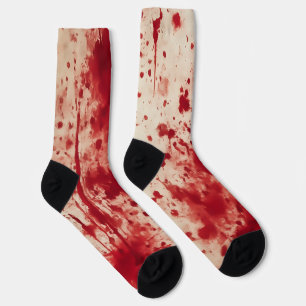 Chaussette Chaussettes d'Halloween sanglantes