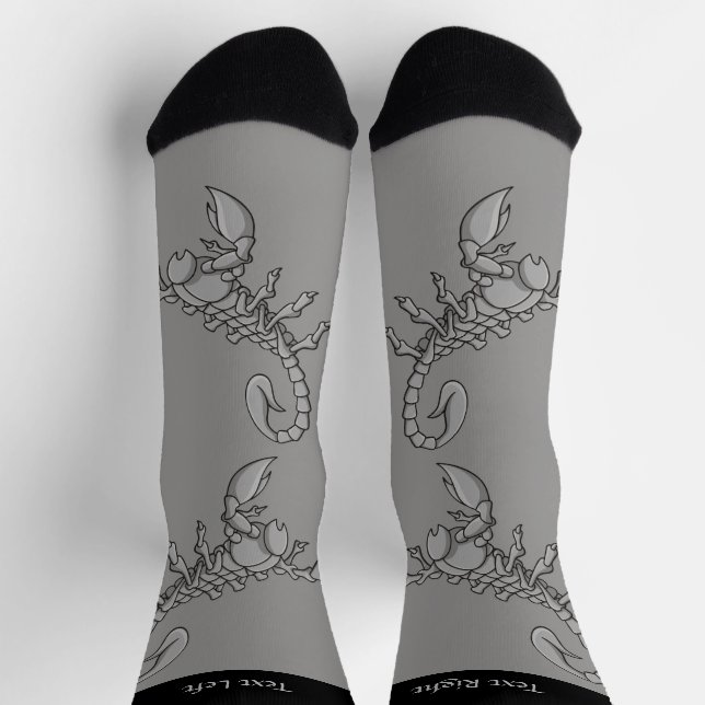 Chaussette Chaussettes d'icône de scorpion (Haut)