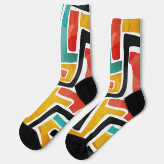 Chaussette Chaussettes d'impression motifs - Mode élégante et