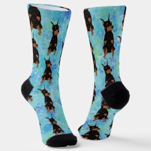 Chaussette Chaussettes Doberman Pinscher