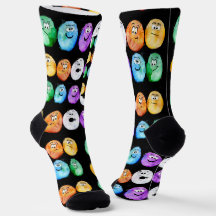 Chaussettes d'oeufs de Pâques amusantes