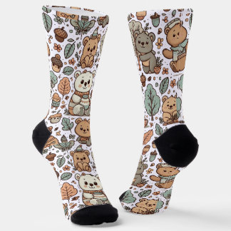 Chaussette Chaussettes douillettes À Ours - Conception de Vec