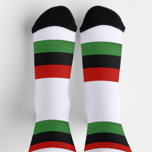 Chaussette Chaussettes du Drapeau Panafricain