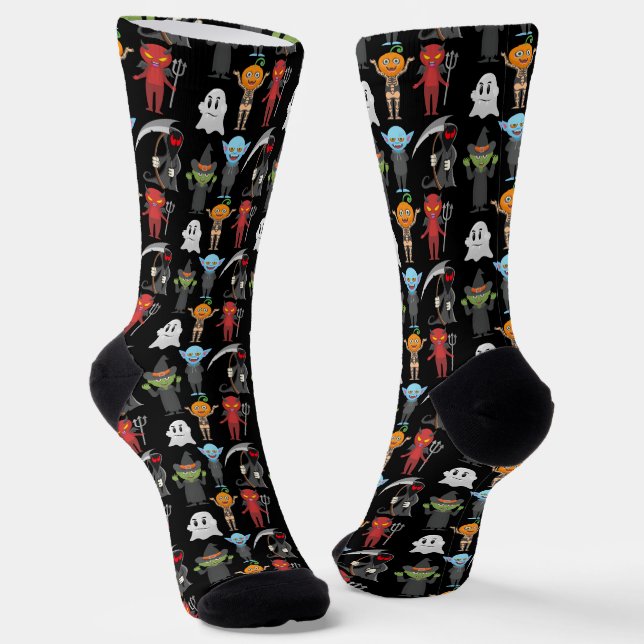 Chaussette Chaussettes du parti Halloween #2 (Angulaire)