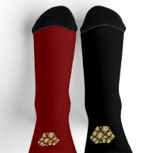 Chaussettes Dualité – Rouge & Noir