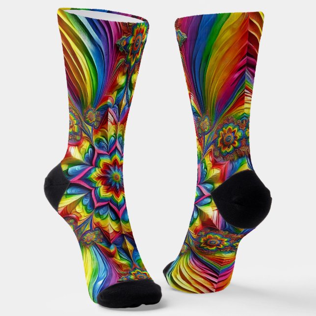 Chaussette Chaussettes durables pour femmes aux couleurs LGBT (Angulaire)