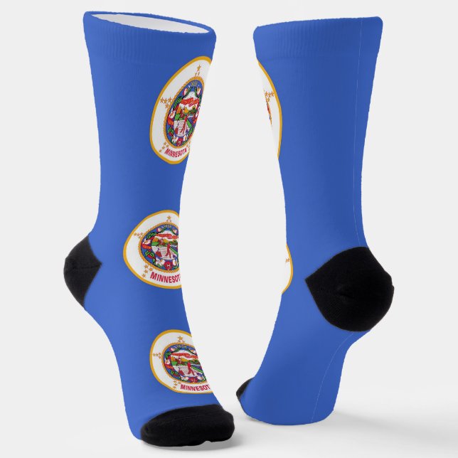 Chaussette Chaussettes durables pour femmes avec le drapeau d (Angulaire)