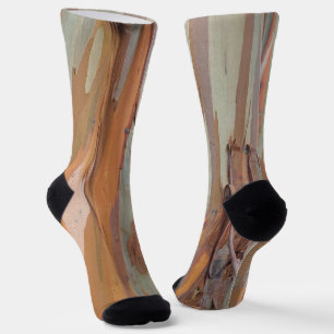 Chaussette Chaussettes Écorce d'Arbre Camo Vert