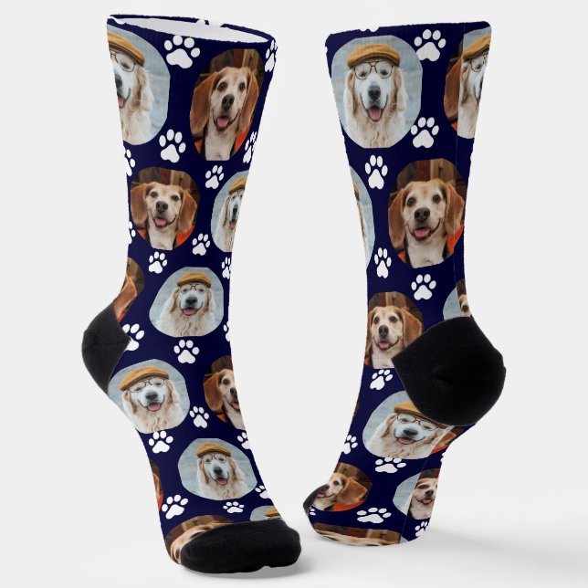 Chaussette Chaussettes Empreintes de pattes (Angulaire)