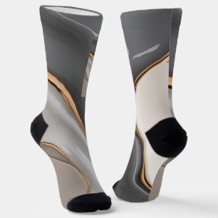Chaussette Chaussettes en graphisme abstrait élégant