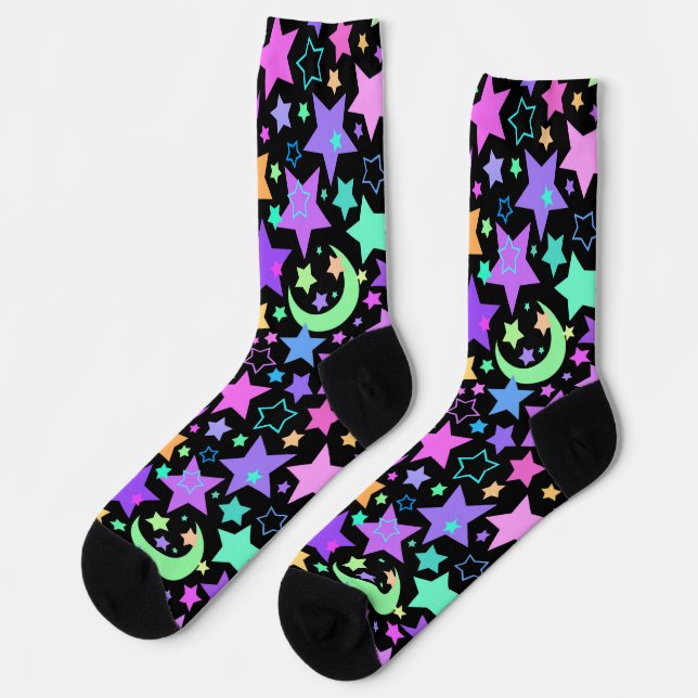 Chaussette Chaussettes - "Étoiles" (Gauche)