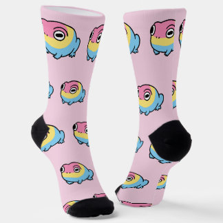 Chaussette Chaussettes fières de grenouille pansexuelle dodue