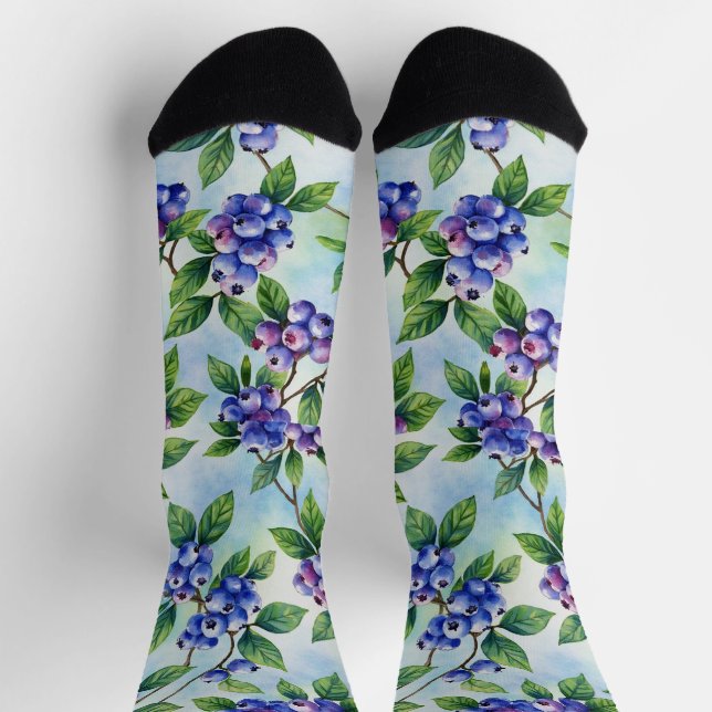 Chaussette Chaussettes Fruitées Myrtille (Haut)
