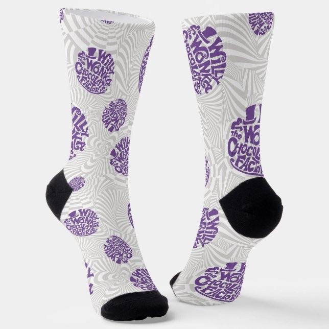 Chaussette Chaussettes graphiques psychédéliques avec logo Wi (Angulaire)