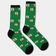 Chaussettes imprimées pour chien - Cadeau photo pe