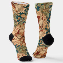 Chaussettes inspirées par William Morris