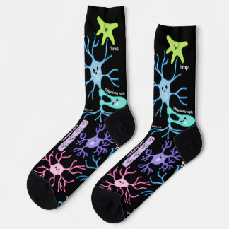 Chaussette Chaussettes Kawaii Cellules Cérébrales