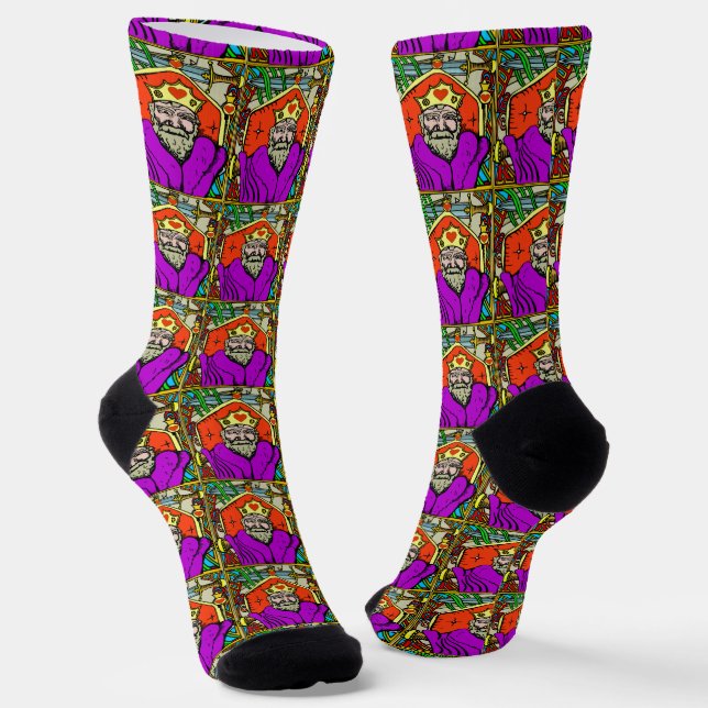 Chaussette Chaussettes King of Hearts (Angulaire)