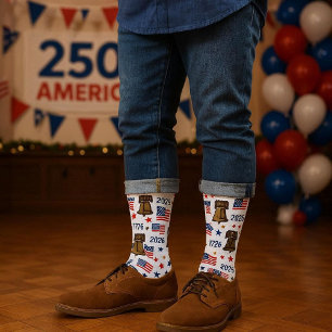 Chaussette Chaussettes Liberty Bell pour le 250e anniversaire