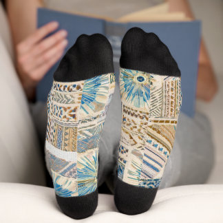 Chaussette Chaussettes Mandala Patchwork