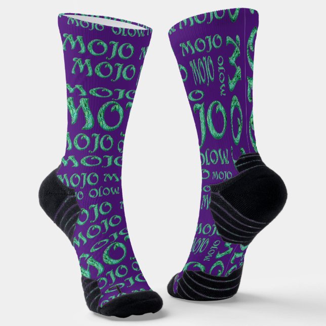 Chaussette Chaussettes mojo violet haute performance (Angulaire)