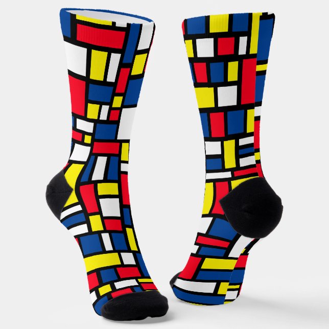 Chaussette Chaussettes Mondrian (Angulaire)