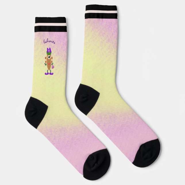 Chaussette Chaussettes monstre de pomme de terre (Droite)