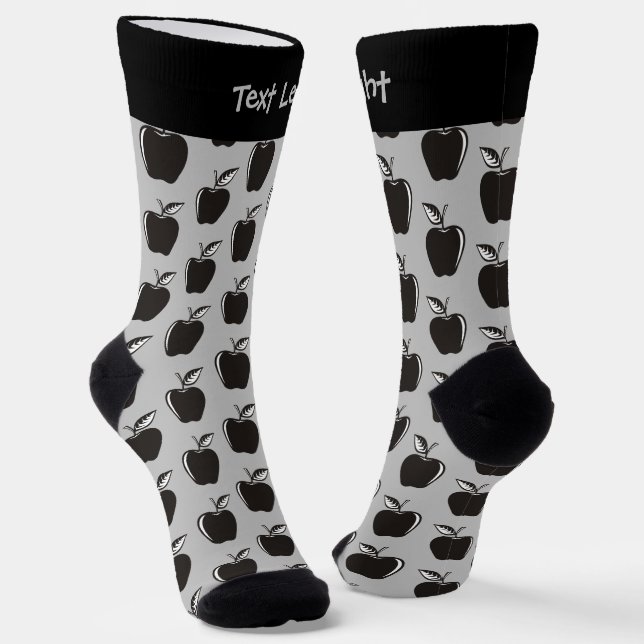 Chaussette Chaussettes Motif blanc Apple (Angulaire)